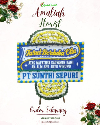 Papan Bunga Duka di Cengkareng Timur