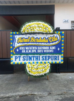 Papan Bunga Duka di Cengkareng Timur