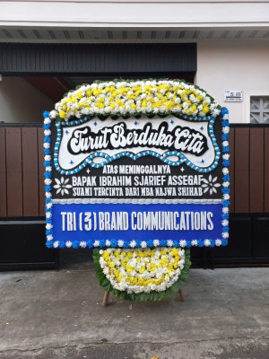 Papan Bunga Duka di Cengkareng Timur